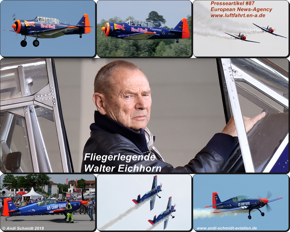 Fliegerlegende Walter Eichhorn im Presseartikel #87 von Andi Schmidt -- Bitte *Anklicken*..!