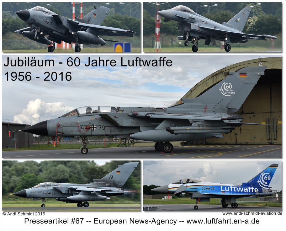 Presseartikel #67 -- Jubiläum-60 Jahre Luftwaffe -- Ein Artikel von Andi Schmidt bei *ENA*