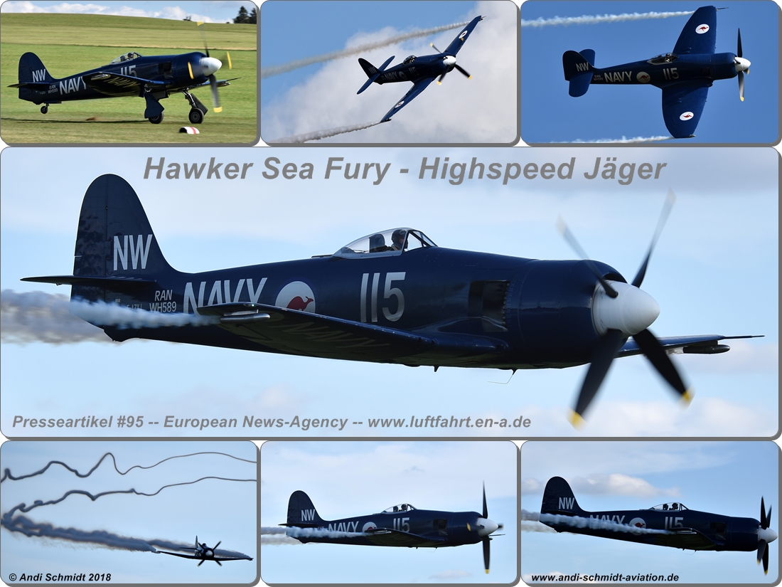 Presseartikel #95 -- Hawker Sea Fury - Highspeed Jäger -- Autor: Andi Schmidt für *European News-Agency -- www.luftfahrt.en-a.de