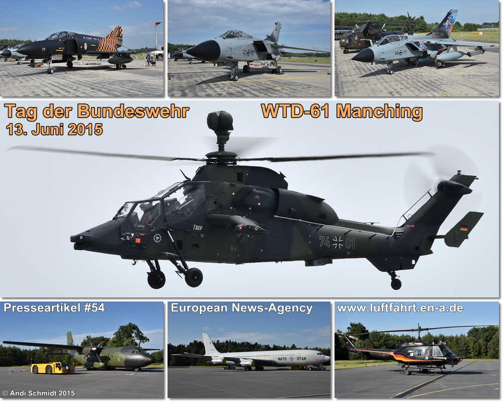 *Tag der Bundeswehr* am 13. Juni 2015 in Manching/WTD 61 -- Ein *Klick* auf das Bild öffnet den Presseartikel #54 -- Gute Unterhaltung!